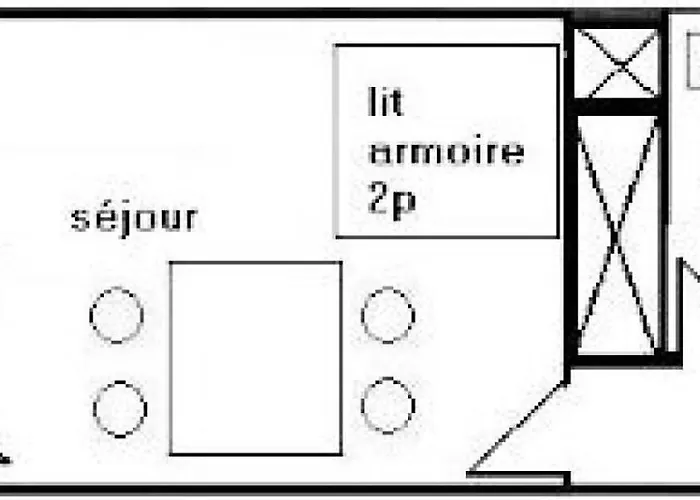 Le France - 3/4 Pers. 4 Couchages Le France - 441fr - Plagne Centre Mae-9544 Ла-Плань